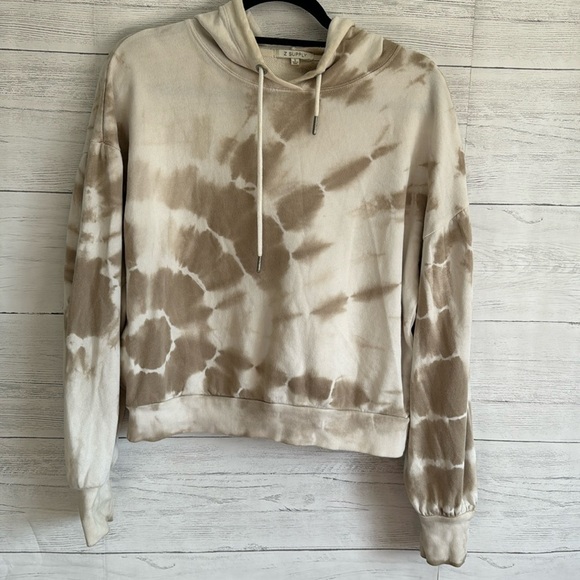 Z Supply Tie Dye Sweater with Hoodie | SIZE S - Picture 3 of 8